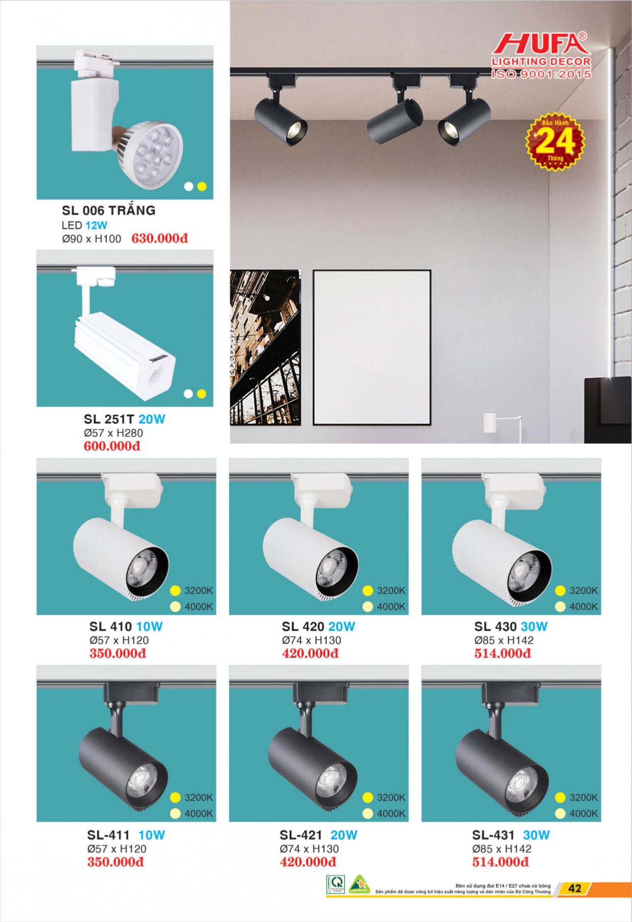 Bảng giá đèn LED HUFA 2026